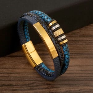 Prestige Pure Leather Bracelets (PPLB) – Blue Edition